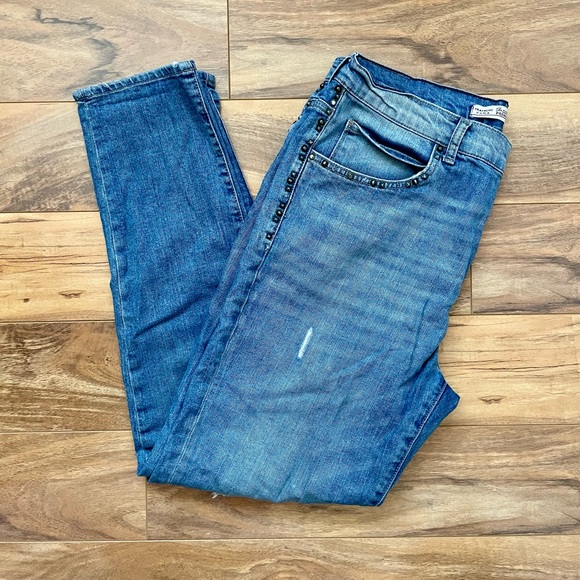 ZARA TRAFALUC PREMIUM WASH BAGGY DISTRESSED JEANS - Picture 4 of 9